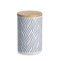 neuetischkultur 1000 ml Vorratsdose Metall mit Holzdeckel neuetischkultur 1000 ml Vorratsdose Metall mit Holzdeckel