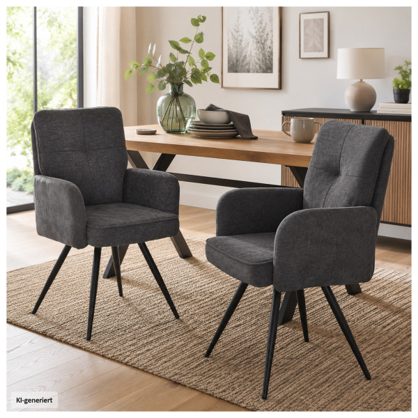 Stuhl Kyra2M grau