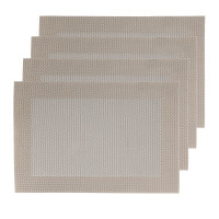 Vorschau: neuetischkultur Polyester Platzset 4er Set, Creme/Beige Vorschau: neuetischkultur Polyester Platzset 4er Set, Creme/Beige