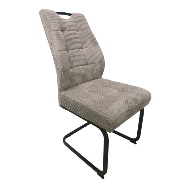 HTI-Living Marek Cord Taupe Schwingstuhl
