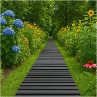 HTI-Living Holzbohlenoptik Grau Gartenweg 520 cm HTI-Living Holzbohlenoptik Grau Gartenweg 520 cm