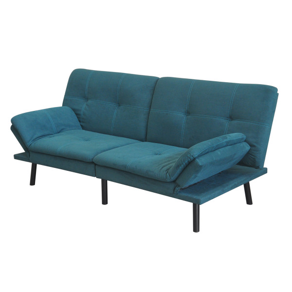 HTI-Living Petrol Sofa mit verstellbaren Armlehnen