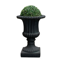 HTI-Living Athene Dunkelgrau Pflanzkübel mit Buchsbaumkugel HTI-Living Athene Dunkelgrau Pflanzkübel mit Buchsbaumkugel
