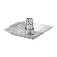 Michelino Edelstahl Hähnchenbräter Grillkorb Michelino Edelstahl Hähnchenbräter Grillkorb