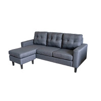 HTI-Living Reva Grau Ecksofa HTI-Living Reva Grau Ecksofa