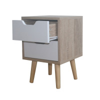 Vorschau: HTI-Living Thekla Sonoma Weiß Nachttisch 2 Schubladen 2er-Set Vorschau: HTI-Living Thekla Sonoma Weiß Nachttisch 2 Schubladen 2er-Set