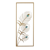 NTK-Collection Silhouette Pfauenfeder Wanddeko NTK-Collection Silhouette Pfauenfeder Wanddeko