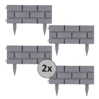 HTI-Living Nessa Beeteinfassung Steinmauer Grau HTI-Living Nessa Beeteinfassung Steinmauer Grau