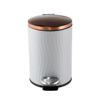HTI-Living Jannik Abfalleimer 5 Liter Grau/Kupfer HTI-Living Jannik Abfalleimer 5 Liter Grau/Kupfer