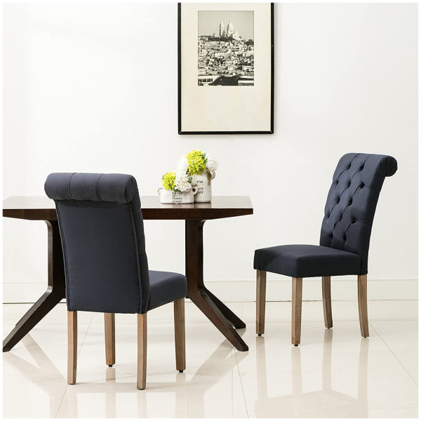 HTI-Living Melle Grau Esszimmerstuhl 2er Set