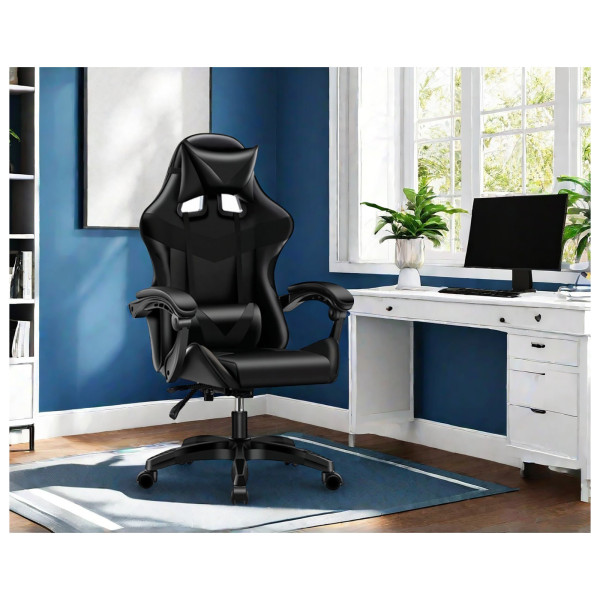 HTI-Living Krit Power Bürostuhl Schwarz/Weiß