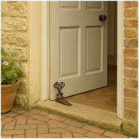 HTI-Living Schuhausziehhilfe rustikal Stiefelknecht aus Metall in Rostoptik HTI-Living Schuhausziehhilfe rustikal Stiefelknecht aus Metall in Rostoptik