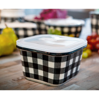 Vorschau: neuetischkultur Squares Schüssel mit Deckel 0,8 Liter Vorschau: neuetischkultur Squares Schüssel mit Deckel 0,8 Liter