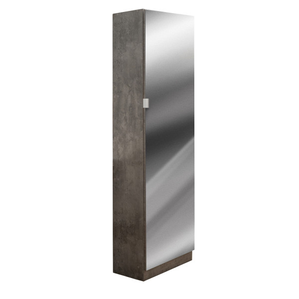Spiegelschuhschrank Thekla XL Beton