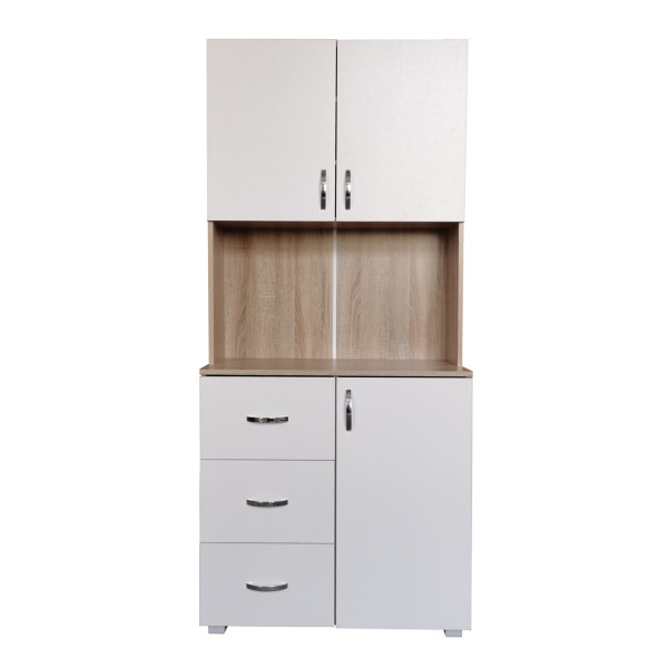 Küchenschrank Blanca Sonoma Weiß