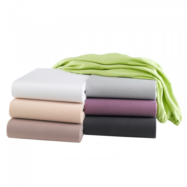 HTI-Living Baumwolle/Elastan Spannbettlaken Jersey 200 x 200
