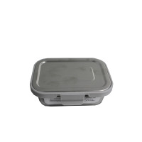 Neuetischkultur Glas mit Kunststoffdeckel Frischhaltedose 370 ml Grau Neuetischkultur Glas mit Kunststoffdeckel Frischhaltedose 370 ml Grau