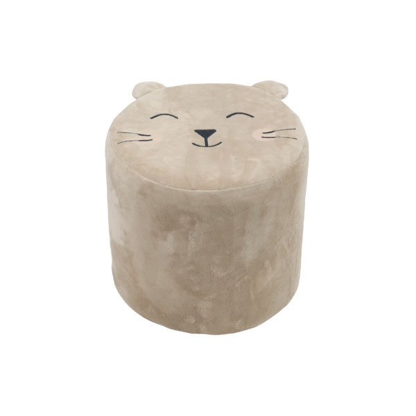 HTI-Living Katze Beige Kinderhocker Marcia