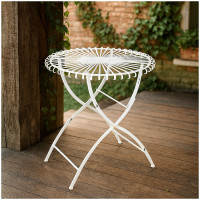 HTI-Living Rund Romantischer Metalltisch HTI-Living Rund Romantischer Metalltisch