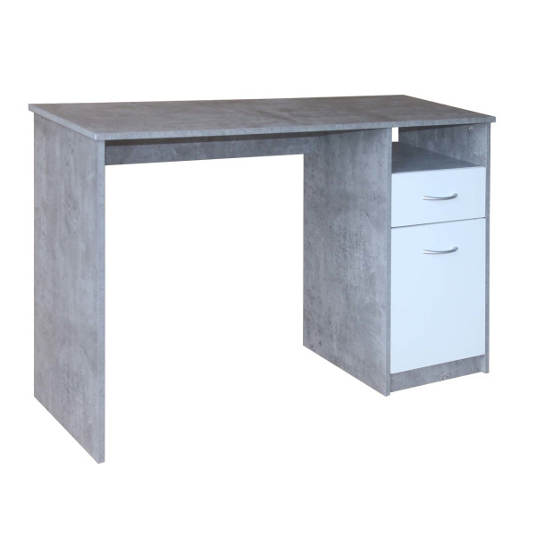 HTI-Living Beton Weiß Schreibtisch 120 x 76 cm