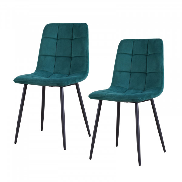 HTI-Living Mesa Velvet Grün Stuhl