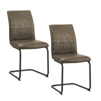 HTI-Living Enie Schwingstuhl Antikhellbraun 2er Set HTI-Living Enie Schwingstuhl Antikhellbraun 2er Set