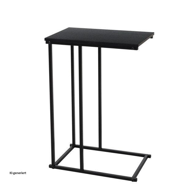 BEISTELLTISCH METALL+MDF 40X26X58CM
