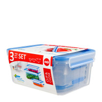 Vorschau: Emsa Clip Close 3er Set Frischhaltedosen Vorschau: Emsa Clip Close 3er Set Frischhaltedosen