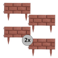 HTI-Living Nessa Beeteinfassung Steinmauer Terracotta HTI-Living Nessa Beeteinfassung Steinmauer Terracotta