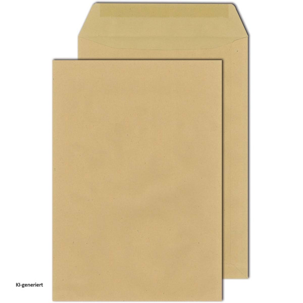 Versandtaschen DIN E4 nassklebend natron braun 13