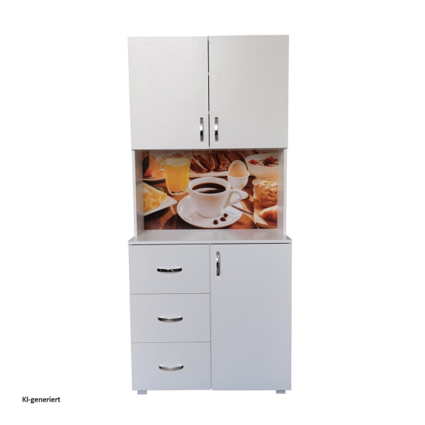 Küchenschrank Blanca Bistro weiß