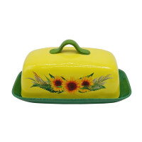 Neuetischkultur Sonnenblumen Butterdosen Neuetischkultur Sonnenblumen Butterdosen