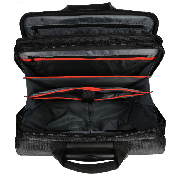 Businesstasche Schwarz Laptop-Trolley 33