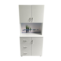 HTI-Living Steine Schrank mit bedruckter Rückwand HTI-Living Steine Schrank mit bedruckter Rückwand