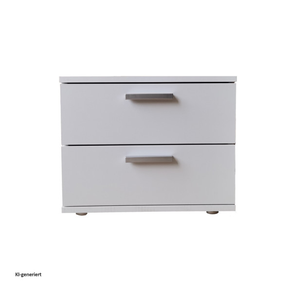 Nachtkonsole Nachtschrank Nina 2 Weiß