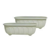 HTI-Living Pastell 2er-Set Blumenkasten Nessa HTI-Living Pastell 2er-Set Blumenkasten Nessa