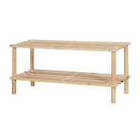 HTI-Living Anea Holz Natur Schuhregal 2 Ebenen HTI-Living Anea Holz Natur Schuhregal 2 Ebenen