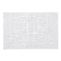 Zeller Present Scribble Weiß Platzmatte Rechteckig Zeller Present Scribble Weiß Platzmatte Rechteckig