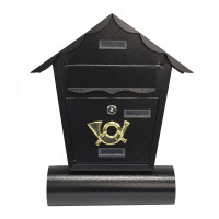 HTI-Living mit Zeitungsrolle Briefkasten Amin Schwarz HTI-Living mit Zeitungsrolle Briefkasten Amin Schwarz