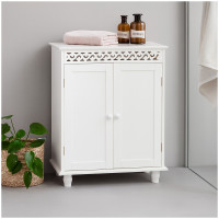 HTI-Living mit Verzierungen im Landhausstil Kommode Mehrzweckschrank Weiß HTI-Living mit Verzierungen im Landhausstil Kommode Mehrzweckschrank Weiß