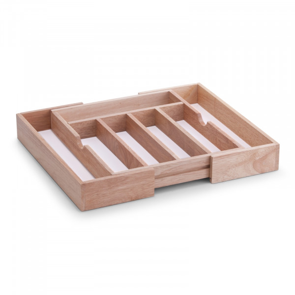 neuetischkultur Gummibaum, Melamin Besteckkasten, ausziehbar
