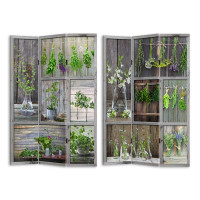 HTI-Line Kräuter Paravent HTI-Line Kräuter Paravent