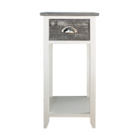 HTI-Living Mia Landhaus Weiß Grau Beistelltisch HTI-Living Mia Landhaus Weiß Grau Beistelltisch