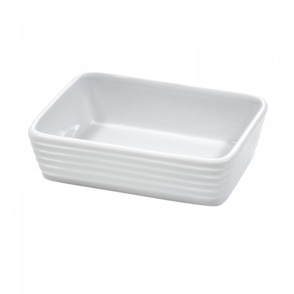 Neuetischkultur BURGUND Mini-Auflaufform weiß, 13 cm