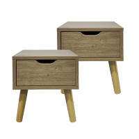 HTI-Living Thekla Artisaneiche Nachttisch 1 Schublade 2er-Set HTI-Living Thekla Artisaneiche Nachttisch 1 Schublade 2er-Set