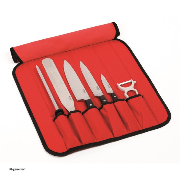 Messertasche 6-teilig befüllt